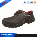 Men Leather Safety Shoes, Work Boots Ufa011